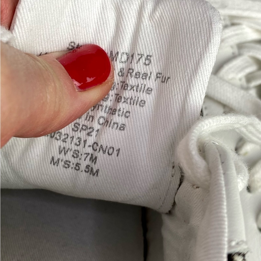 Madewell MWL sidewalk low top court white sneakers tennis shoes size 7 - Picture 5 of 9